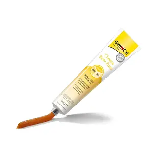 GimCat Cheese Biotin Paste - Mit Aromatischem Käse, Zink Und Leinöl Für Fell, Haut Und Krallen - 1 Tube (1 X 50 G)