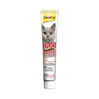 Gimcat Anti-Hairball Duo-Paste - Huhn & Malz - 50 G