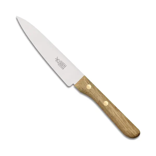 Robert Herder Universeelmes – Petty Omnivore – Carbonstaal – Middenspits – Lemmet 13 Cm – Heft Eikenhout thumbnail