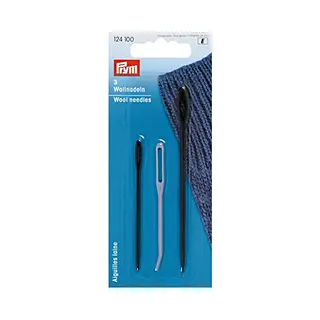 Prym Wolnaalden, Assorti Kaart 3 Stuks, Plastic, Breinaalden, Blauw
