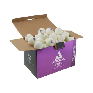 Joola 44216 Unisex – Erwachsene Magic Abs 40+ Tischtennisbälle, Weiß, One-Size