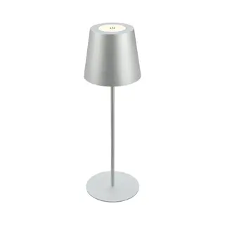 Briloner Tischlampe Akku Tischleuchte Kabellos Touch Höhenverstellbar Akku Tauschbar