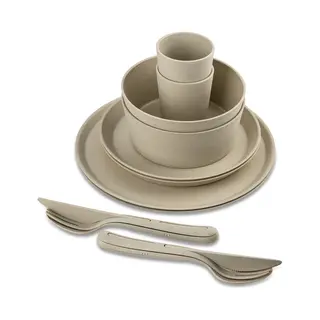 koziol 7875700 servies 10 stuk(s) Kunststof Beige