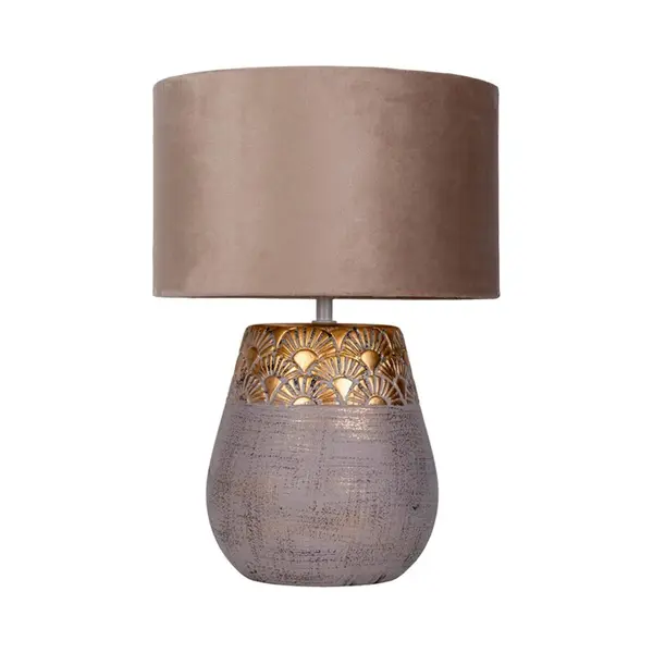 Näve Leuchten Tafellamp "Bronco" Keramiek Hoogte 39 Cm Diameter 26cm thumbnail