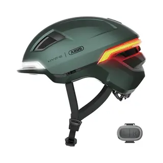 Abus Hypp-E Urban Fahrradhelm Mit Licht Jungle Green