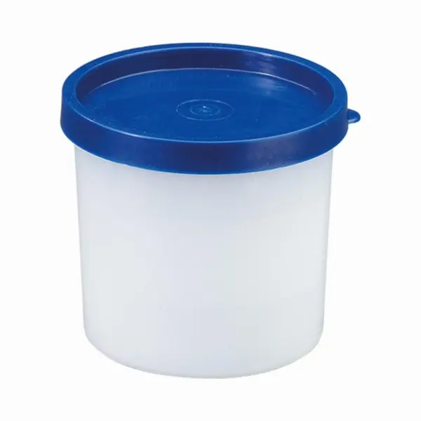 Westmark Kräuterdosen-Set, 8-teilig, Volumen Je 200 Ml, Kunststoff, Rund, Ø 8, 3 Cm, Trio, Transparent/Blau, 25842270, Weiß/Blau, thumbnail