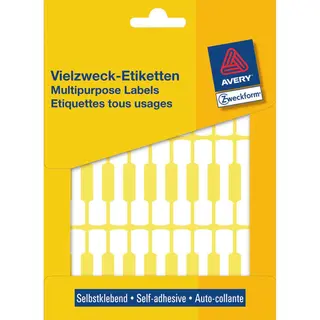 Avery Ring Label, White, 49 x 10 mm