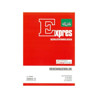 Sigel Rekeningblok A5 - Expres - 2x50 Vel - Zelf Kopiërend - Si-30265