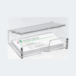 Sigel VA112 Visitenkartenhalter Acryl Transparent