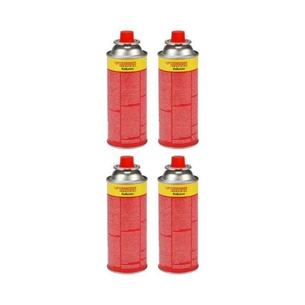 Rothenberger Industrial Gaskartusche RoButan 220 G / 393 Ml, Bajonett-Verschluss, Msf-1A, Ventilkartusche Gas Outdoor Camping Brenner thumbnail
