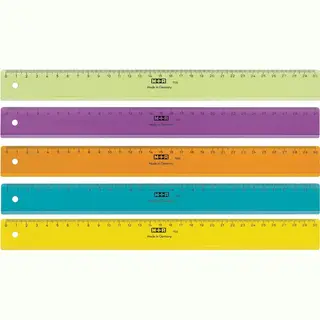 M+R Lat, Uit Plastic, In Geassorteerde Kleuren, 30 Cm