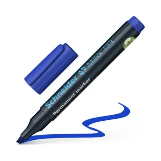 Schneider, Marker, Maxx 133 Permanent-Marker (Blau, 4 mm, 1 x)
