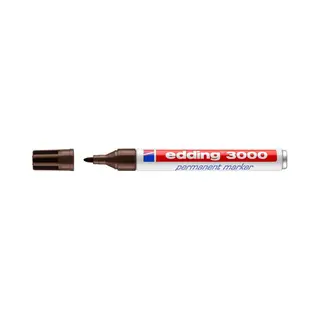 Edding 3000 permanente marker Kogelpunt Bruin 1 stuk(s)