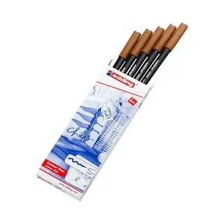 5 X Edding Fasermaler Edding 1300 Color Pen Ocker
