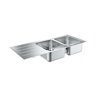 Grohe K500 80-S Aufsatzbecken Rechteckig Edelstahl
