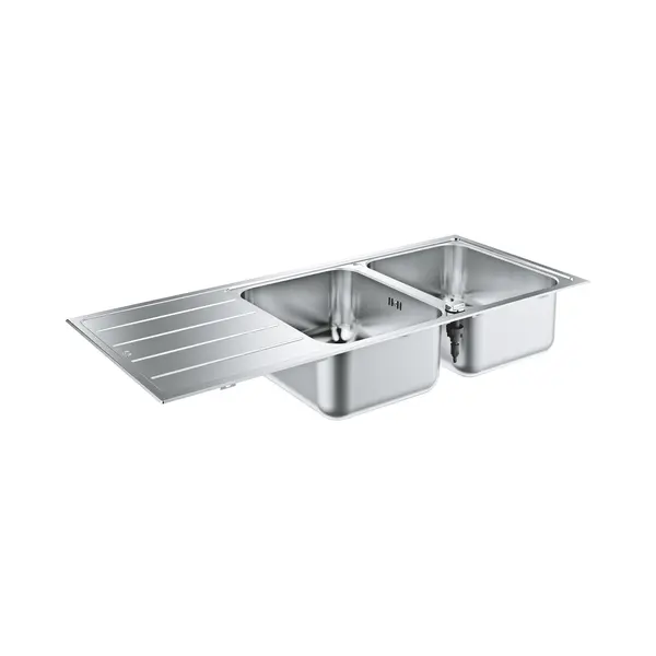 Grohe K500 80-S Aufsatzbecken Rechteckig Edelstahl thumbnail
