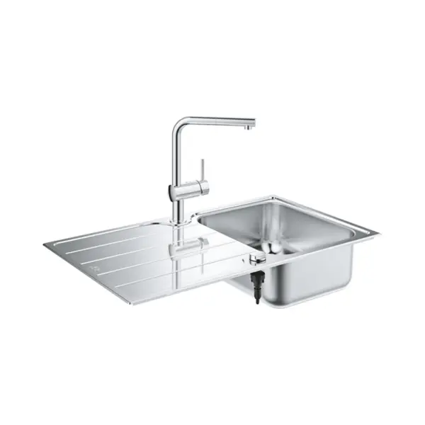 Grohe Minta Aufsatzwanne Rechteckig Edelstahl thumbnail