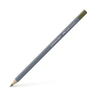 Faber-Castell 114673 - Goldfarber Aquarellstift, Farbe Olivgrün Gelblich, Aquarellfarbstift Mit Weichem Farbabstrich