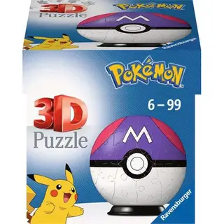Ravensburger 3D Puzzle Ball Puzzle-Ball Pokémon Meisterball