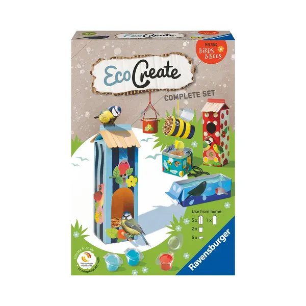 Ravensburger EcoCreate 18143 - Helping Birds & Bees - Diy Bastelset Für Kinder Ab 6 Jahren - Geburtstagsgeschenke, Deko Selber Basteln thumbnail