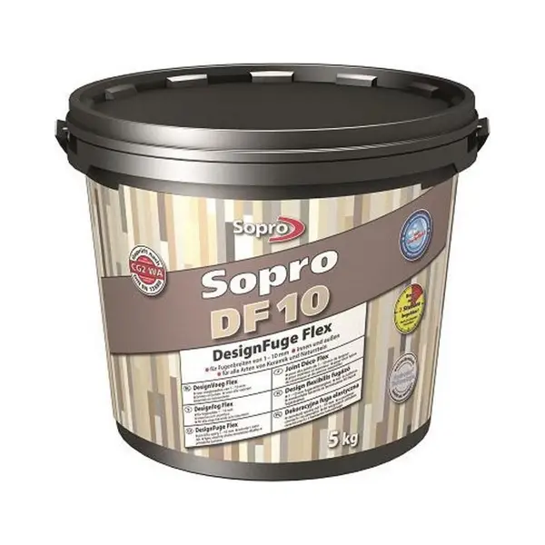Sopro Df 10® DesignFuge Flex Schwarz 90 Eimer 1 Kg thumbnail