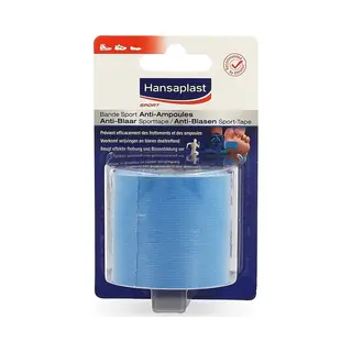 Hansaplast Anti Blaar Sporttape - Voet Verzorging - Blaar Tape - Anti Blaren - 5cm X 2, 5m