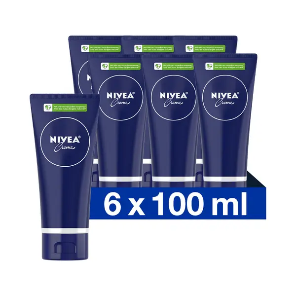 6x Nivea Creme Tube 100 Ml thumbnail