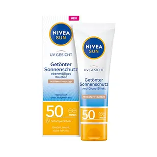 Nivea Sun Zonnebrandcrème Voor Gezicht Spf 50 - Matterend - Medium Huid (50 Ml)