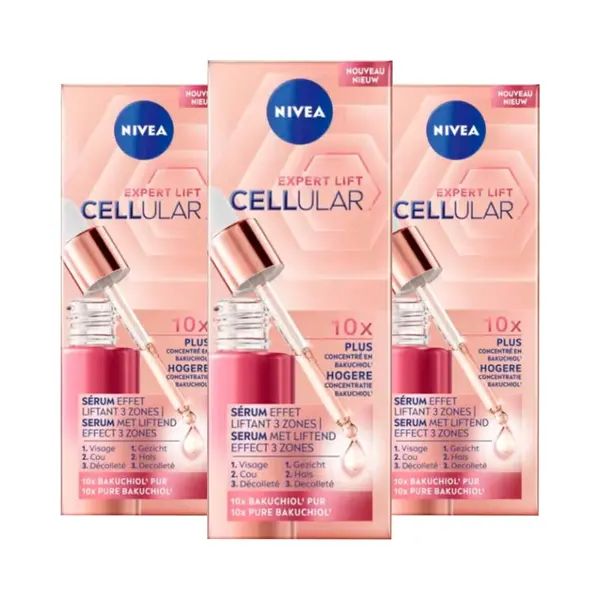 3x Nivea Cellular Lift Serum Hogere Concentratie Bakuchiol 30 Ml thumbnail