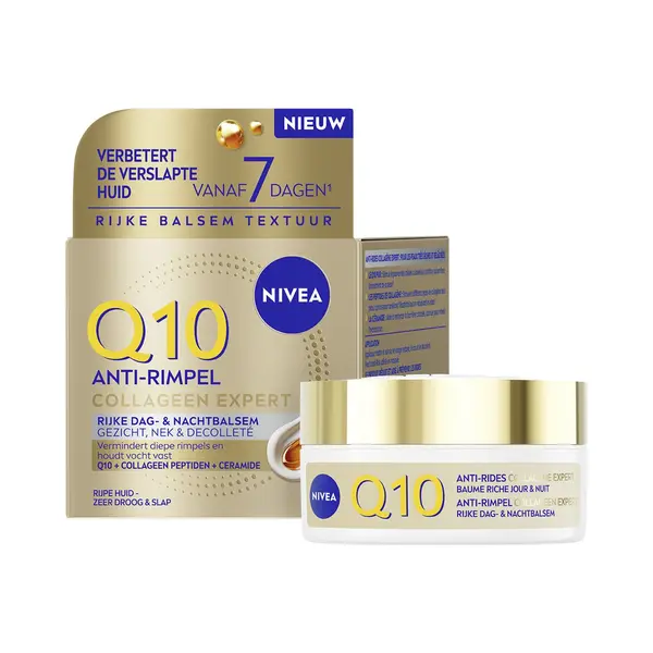 Nivea Q10 Anti-Rimpel Collageen Expert Rijke Dag- & Nachtbalsem Voor Vrouwen - Collageen Peptide - Ceramide - 50ml thumbnail
