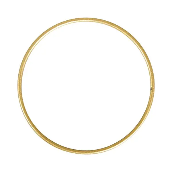 Rayher Hobby Rayher Hobby Rayher 2505006 Metallring, Gold Beschichtet, 10 Cm ø, Stärke Ca. 3 Mm, Drahtring Zum Basteln, Für Wickeltechnik, thumbnail