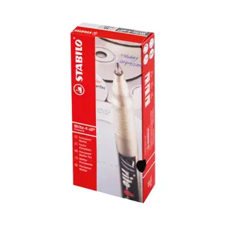 Stabilo Write-4-all, permanent marker, superfine, zwart, per stuk