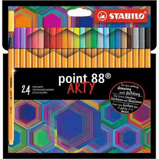 Stabilo point 88 Arty fijnschrijver Meerkleurig 24 stuk(s)