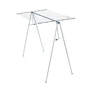 Leifheit 72706 laundry drying rack/line Floor-standing rack Stainless steel, White