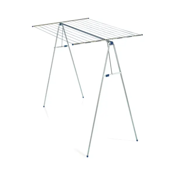 Leifheit 72706 laundry drying rack/line Floor-standing rack Stainless steel, White thumbnail