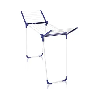 Leifheit Pegasus 120 Solid Compact Wäscheständer Blau, Weiß