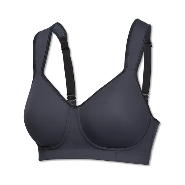 Schiesser Damen Sport Bra, Softcup Sport-Bh, Per Pack Grau (anthrazit 203), 90B(Herstellergröße, 090B) thumbnail