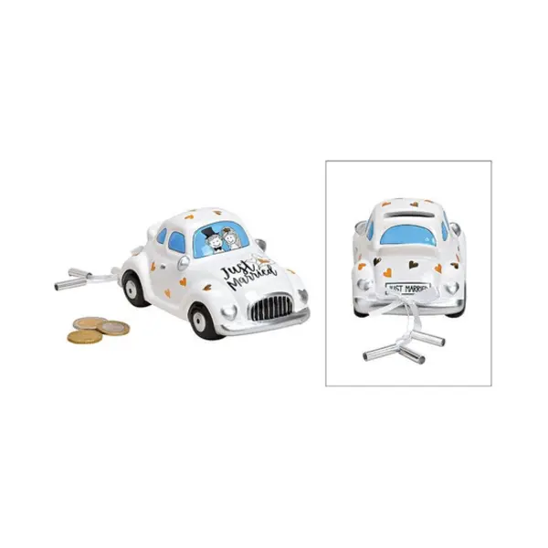 G. Wurm 10025710 spaarpot Wit Keramisch 1 stuk(s) thumbnail
