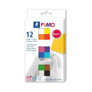 Staedtler Fimo 8023 C Modellierton 300 g Gemischte Farben 1 Stück(e)