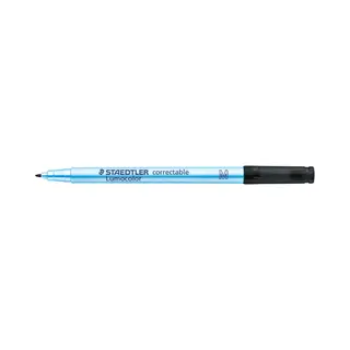 Staedtler Lumocolor Correctable Marker 1 Stück(e) Feine Spitze Schwarz