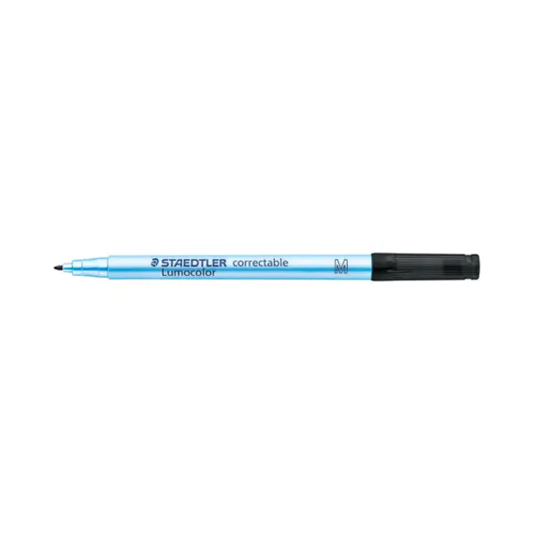 Staedtler Lumocolor Correctable Marker 1 Stück(e) Feine Spitze Schwarz thumbnail