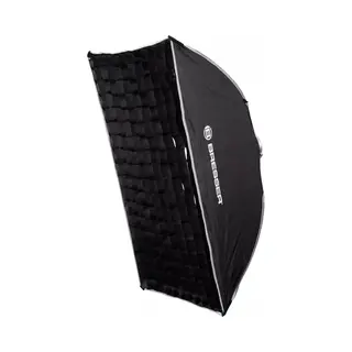 Bresser Softbox 60x90 Cm Mit Quick Lock, Bowens-Anschluss, Inkl. Grid, Innerer & äußerer Diffusor, Für Porträt- & Produktfotografie