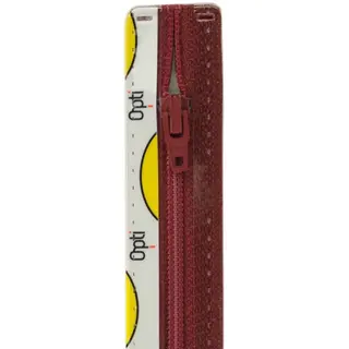 Opti 4800 S40 Spiraalrits 4mm Niet Deelbaar 20 Cm Met Werratrekker Bordeaux Rood
