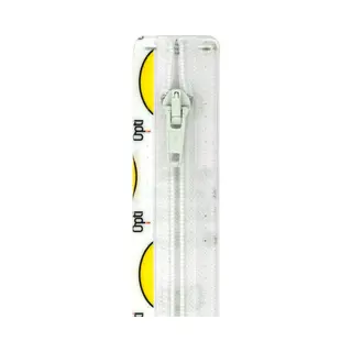 Prym Ritssluiting Kunststof 6mm Fijn Deelbaar Wit #009 40 Cm - Kunststof Ritsen - Prym