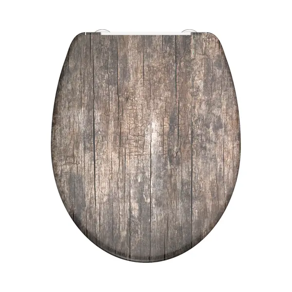 Schütte Wc-Sitz Old Wood, Duroplast, Mit Absenkautomatik Und Schnellverschluss thumbnail