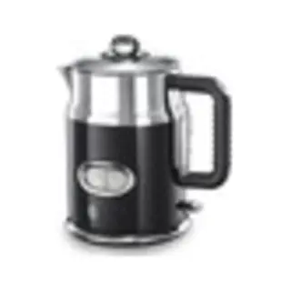 Russell Hobbs Retro Ribbon Wasserkocher 1,7 l 2400 W Schwarz, Silber