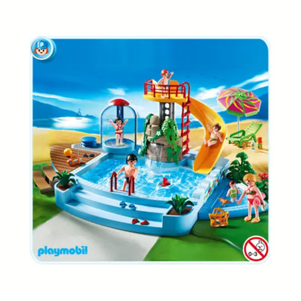 Playmobil Pool with Water Slide thumbnail