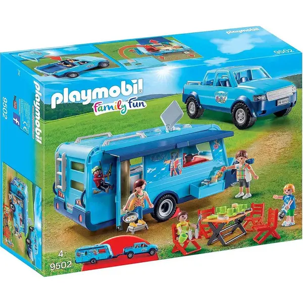 Playmobil Family Fun Funpark Pickup Met Caravan - 9502 thumbnail