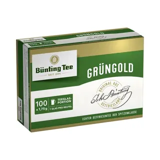 Bünting Bunting Grungold Thee - Oost-Friese Theebeutel Met Assam Theesoorten - 10x 100 Stuks