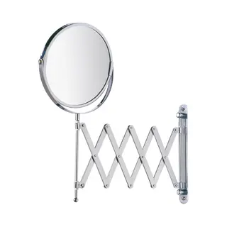 Wenko 15165100 Make-up-Spiegel Schrauben Rund Chrom